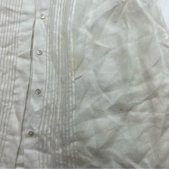 Theory women’s mock neck mini white dress 6 L43-11 - Picture 7 of 9